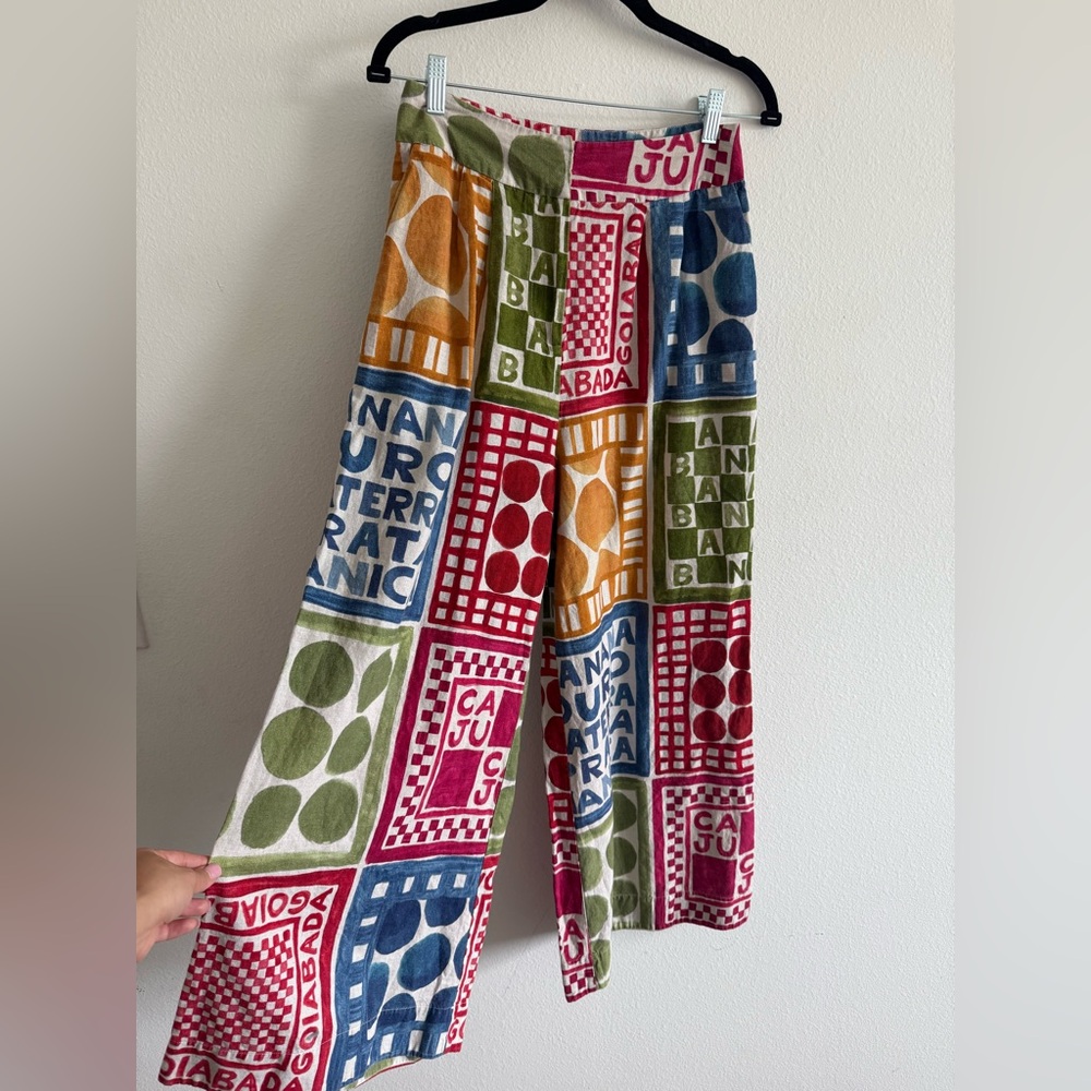 Farm Rio
Linen Wide Leg Pants - Picture 3 of 7